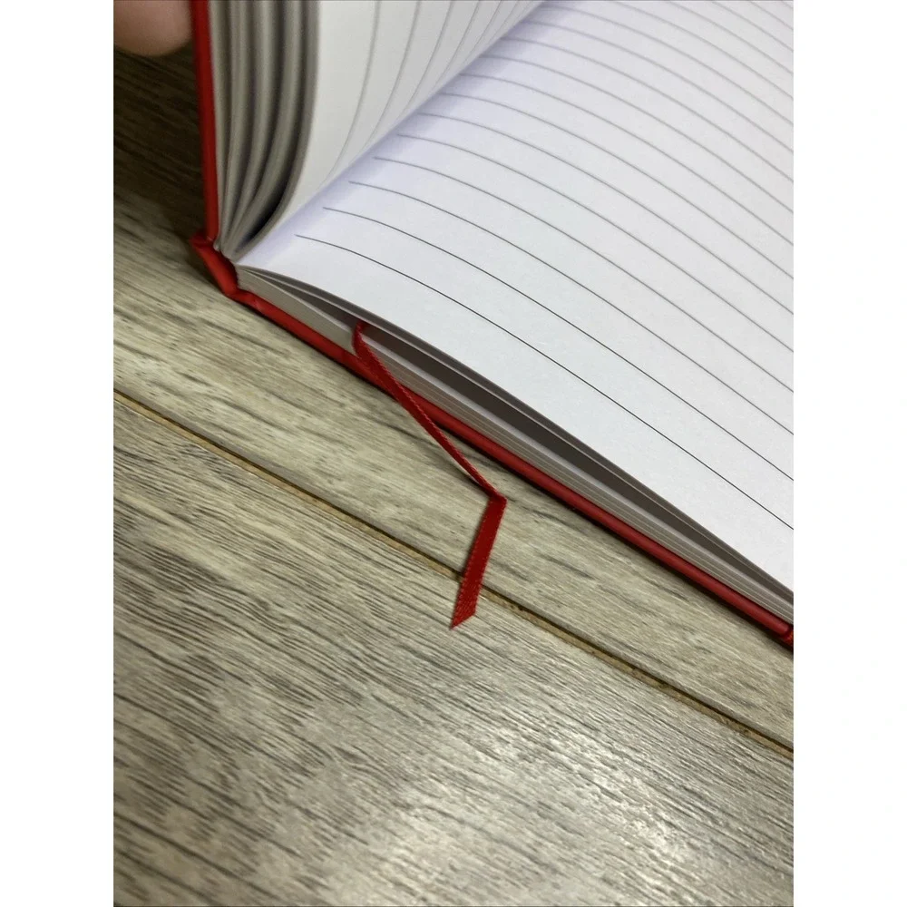 Coca-Cola Red Hardcover Journal Notebook Lined Pages Elastic Band Closure - NEW
